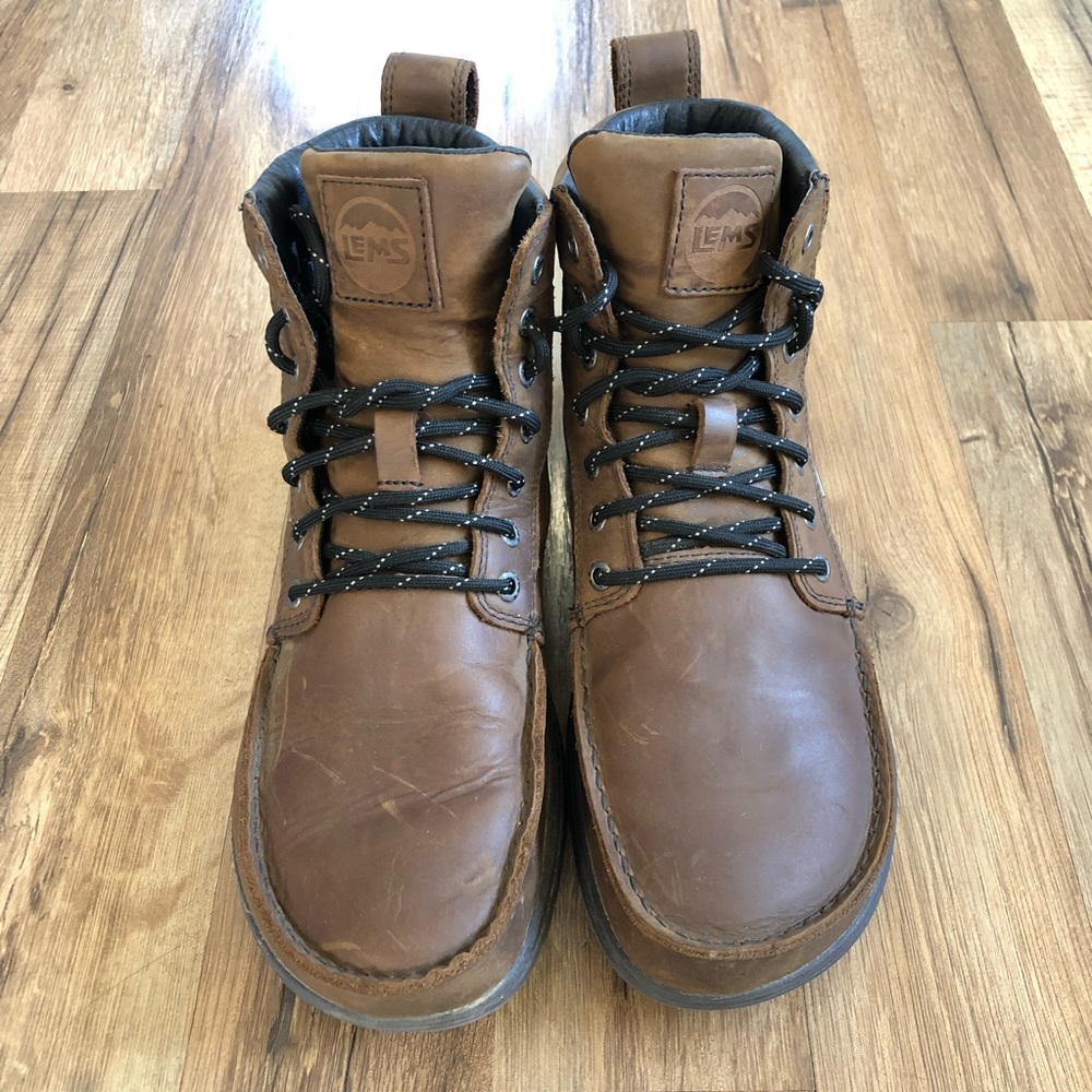 Men’s LEMS Boulder Boot, Weathered Umber | SIZE 11
